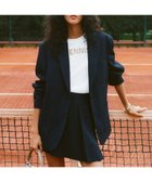 【ラコステ/LACOSTE】のリサイクルポリエステル鹿の子ブレザー / テーラードジャケット 大人の最旬トレンドファッション＆コーディネート founy(ファウニー) ファッション Fashion レディースファッション Fashion for Women アウター Coat / Outerwear Collection レディースジャケット・軽アウター Jackets テーラードジャケット / 通勤・きれいめスタイル Tailored Jackets & Blazers パッチ Patch, Appliqué フロント Front, Front Design ポケット Pocket, Pocket Detail 定番 Standard, Basic Item 鹿の子 Piqué, Kanoko Fabric thumbnail ダークネイビー|ID: prp329100004988845 ipo3291000000037372405