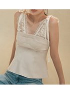【フレイ アイディー/FRAY I.D】のレースレイヤードビスチェ 大人の最旬トレンドファッション＆コーディネート founy(ファウニー) ファッション Fashion レディースファッション Fashion for Women トップス・カットソー Cut & Sew Tops ビスチェ Bustiers & Corset Tops / Layered Bustier Style カットソー Cut and Sewn Top スマート Smart, Elegant ビスチェ Bustier, Corset Top ラップ Wrap, Wrap Design リボン Ribbon, Bow レース Lace, Lace Fabric thumbnail LBEG[035]|ID: prp329100004989422 ipo3291000000037373168