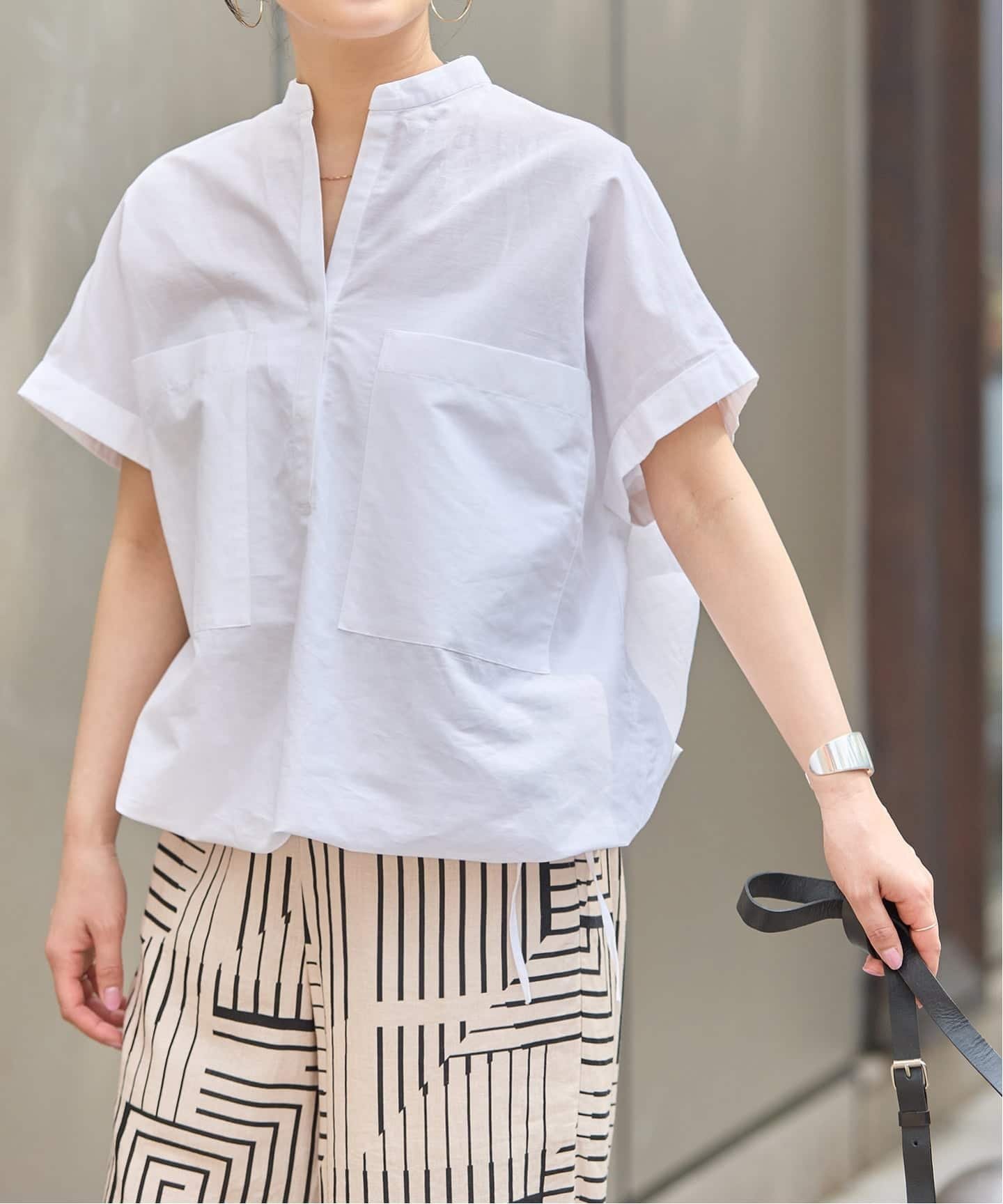 【ジャーナルスタンダード/JOURNAL STANDARD】の《追加》ハードマンズリネンコットンフレンチスリーブスキッパーシャツ 大人の最旬トレンドファッション&コーディネート founy(ファウニー) ファッション Fashion レディースファッション Fashion for Women トップス・カットソー Cut & Sew Tops シャツ・ブラウス・オフィスカジュアル Elegant Blouses & Button-Ups スキッパー Skipper, Open Collar スリーブ Sleeve, Long Sleeve / Short Sleeve チェック Check, Plaid, Tartan フレンチ French, French Style エレガント 上品 Elegant other-1|ID: prp329100004989429 ipo3291000000037373204