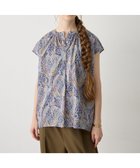 【ルスークホリデー/LE SOUK HOLIDAY】の【Liberty】リバティプリントブラウス ネイビー|ID: prp329100004989433 ipo3291000000037373241
