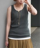 【エーピーストゥディオ/AP STUDIO】の【JOHNBULL/ジョンブル】追加タンクトップ 大人の最旬トレンドファッション＆コーディネート founy(ファウニー) ファッション Fashion レディースファッション Fashion for Women ジーンズ Jeans, Denim Pants スマート Smart, Elegant タンク Tank Top, Sleeveless Top ワーク Workwear, Utility Style おすすめ Recommended / Our Picks thumbnail グレーB|ID: prp329100004989438 ipo3291000000037373285