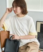 【フリークスストア/FREAK'S STORE】の裏配色スリーブ半袖Tシャツ【限定展開】 大人の最旬トレンドファッション＆コーディネート founy(ファウニー) ファッション Fashion レディースファッション Fashion for Women トップス・カットソー Cut & Sew Tops シャツ・ブラウス・オフィスカジュアル Elegant Blouses & Button-Ups ロングTシャツ・Tシャツ Longline T-Shirts & Tees 2026年 2026 2026春夏・S/S Spring/Summer 2026 SS26 おすすめ Recommended / Our Picks インナー Innerwear シューズ Shoes, Footwear シンプル Simple, Minimal スリーブ Sleeve, Long Sleeve / Short Sleeve バランス Balance, Style Balance フラット Flat, Flat Shoes ボトム Bottoms, Lower Wear リラックス Relax, Relaxed Fit ロング Long, Long-Length ワイド Wide, Wide Fit 半袖 Short Sleeve, Half Sleeve 夏 Summer S/S・春夏 SS, Spring/Summer, Warm Season 無地 Plain, Solid Color thumbnail オフホワイト×ライトイエロー|ID: prp329100004989451 ipo3291000000037373412