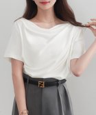 【ジュノア/JUNOAH】のCENEA ドレープ半袖トップス 大人の最旬トレンドファッション＆コーディネート founy(ファウニー) ファッション Fashion レディースファッション Fashion for Women トップス・カットソー Cut & Sew Tops ドレープ Drape, Draping Fabric 半袖 Short Sleeve, Half Sleeve thumbnail ホワイト|ID: prp329100004989454 ipo3291000000037373431