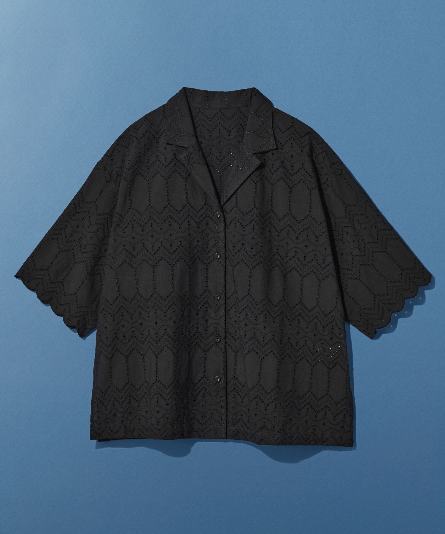 【レプシィム ローリーズファーム/LEPSIM LOWRYS FARM】の総刺繍シャツSS インテリア・キッズ・メンズ・レディースファッション・服の通販 founy(ファウニー) 　ファッション　Fashion　レディースファッション　Fashion for Women　トップス・カットソー　Cut & Sew Tops　シャツ・ブラウス・オフィスカジュアル　Elegant Blouses & Button-Ups　インド　Indian Textile　デニム　Denim, Jeans Material　ビンテージ　Vintage, Retro Style　リゾート　Resort, Vacation Style　ロング　Long, Long-Length　今季　This Season, Current Season　夏　Summer　ブラック09|ID: prp329100004989458 ipo3291000000037373452