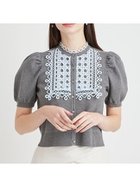 【セルフォード/CELFORD】の【洗える】【UVカット】ビブヨークレースカーディガン 大人の最旬トレンドファッション＆コーディネート founy(ファウニー) ファッション Fashion レディースファッション Fashion for Women トップス・カットソー Cut & Sew Tops カーディガン・羽織り Layered Style Cardigans おすすめ Recommended / Our Picks ウェーブ Wavy Pattern カーディガン Cardigan, Knitwear サテン Satin, Glossy Fabric スマート Smart, Elegant セットアップ Set-Up, Coordinated Outfit レース Lace, Lace Fabric エレガント 上品 Elegant 半袖 Short Sleeve, Half Sleeve 洗える Machine Washable thumbnail GRY[006]|ID: prp329100004989462 ipo3291000000037373473