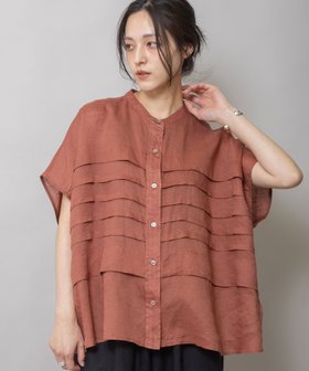 【ミューニック/Munich】の60sフレンチリネンキャンバスタックワイドブラウス 大人の最旬トレンドファッション＆コーディネート founy(ファウニー) ファッション Fashion レディースファッション Fashion for Women トップス・カットソー Cut & Sew Tops シャツ・ブラウス・オフィスカジュアル Elegant Blouses & Button-Ups 吸水 Absorbent, Quick-Dry シンプル Simple, Minimal タンブラー Tumbler, Travel Mug フレンチ French, French Style ボトム Bottoms, Lower Wear リネン Linen, Linen Fabric ワイド Wide, Wide Fit S/S・春夏 SS, Spring/Summer, Warm Season 夏 Summer エレガント 上品 Elegant 2026年 2026 2026春夏・S/S Spring/Summer 2026 SS26 |ID:prp329100004989481