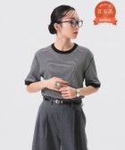 【ビームス ウイメン/BEAMS】の【別注】Healthknit / ワッフル ボーダー Tシャツ 大人の最旬トレンドファッション＆コーディネート founy(ファウニー) ファッション Fashion レディースファッション Fashion for Women トップス・カットソー Cut & Sew Tops ニット Knit Tops & Sweaters シャツ・ブラウス・オフィスカジュアル Elegant Blouses & Button-Ups ロングTシャツ・Tシャツ Longline T-Shirts & Tees インナー Innerwear カラフル Colorful Design ボーダー Border, Stripe 別注 Limited Edition, Custom Order ワッフル Waffle, Waffle Knit thumbnail PINK/OFF|ID: prp329100004989487 ipo3291000000037373655