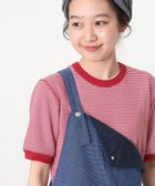 【ビームス ウイメン/BEAMS】の【別注】Healthknit / ワッフル ボーダー Tシャツ 大人の最旬トレンドファッション＆コーディネート founy(ファウニー) ファッション Fashion レディースファッション Fashion for Women トップス・カットソー Cut & Sew Tops ニット Knit Tops & Sweaters シャツ・ブラウス・オフィスカジュアル Elegant Blouses & Button-Ups ロングTシャツ・Tシャツ Longline T-Shirts & Tees インナー Innerwear カラフル Colorful Design ボーダー Border, Stripe 別注 Limited Edition, Custom Order ワッフル Waffle, Waffle Knit thumbnail RED/OFF|ID: prp329100004989487 ipo3291000000037373656