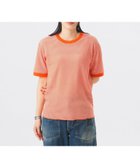 【ビームス ウイメン/BEAMS】の【別注】Healthknit / ワッフル ボーダー Tシャツ 大人の最旬トレンドファッション＆コーディネート founy(ファウニー) ファッション Fashion レディースファッション Fashion for Women トップス・カットソー Cut & Sew Tops ニット Knit Tops & Sweaters シャツ・ブラウス・オフィスカジュアル Elegant Blouses & Button-Ups ロングTシャツ・Tシャツ Longline T-Shirts & Tees インナー Innerwear カラフル Colorful Design ボーダー Border, Stripe 別注 Limited Edition, Custom Order ワッフル Waffle, Waffle Knit thumbnail ORANGE/OFF|ID: prp329100004989487 ipo3291000000037373657