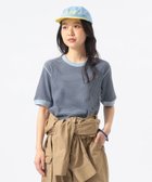 【ビームス ウイメン/BEAMS】の【別注】Healthknit / ワッフル ボーダー Tシャツ 大人の最旬トレンドファッション＆コーディネート founy(ファウニー) ファッション Fashion レディースファッション Fashion for Women トップス・カットソー Cut & Sew Tops ニット Knit Tops & Sweaters シャツ・ブラウス・オフィスカジュアル Elegant Blouses & Button-Ups ロングTシャツ・Tシャツ Longline T-Shirts & Tees インナー Innerwear カラフル Colorful Design ボーダー Border, Stripe 別注 Limited Edition, Custom Order ワッフル Waffle, Waffle Knit thumbnail SAX/NAVY|ID: prp329100004989487 ipo3291000000037373659