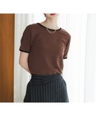 【センスオブプレイス/SENSE OF PLACE by URBAN RESEARCH】のバックオープンリンガーTシャツ(半袖) 大人の最旬トレンドファッション＆コーディネート founy(ファウニー) ファッション Fashion レディースファッション Fashion for Women トップス・カットソー Cut & Sew Tops シャツ・ブラウス・オフィスカジュアル Elegant Blouses & Button-Ups ロングTシャツ・Tシャツ Longline T-Shirts & Tees バッグ Bags キャミソール Camisole, Spaghetti Strap Top 今季 This Season, Current Season シンプル Simple, Minimal フロント Front, Front Design ベロア Velour, Soft Velvet 半袖 Short Sleeve, Half Sleeve S/S・春夏 SS, Spring/Summer, Warm Season 夏 Summer 2026年 2026 2026春夏・S/S Spring/Summer 2026 SS26 thumbnail ブラウン|ID: prp329100004989490 ipo3291000000037373671
