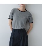 【センスオブプレイス/SENSE OF PLACE by URBAN RESEARCH】のバックオープンリンガーTシャツ(半袖) 大人の最旬トレンドファッション＆コーディネート founy(ファウニー) ファッション Fashion レディースファッション Fashion for Women トップス・カットソー Cut & Sew Tops シャツ・ブラウス・オフィスカジュアル Elegant Blouses & Button-Ups ロングTシャツ・Tシャツ Longline T-Shirts & Tees バッグ Bags キャミソール Camisole, Spaghetti Strap Top 今季 This Season, Current Season シンプル Simple, Minimal フロント Front, Front Design ベロア Velour, Soft Velvet 半袖 Short Sleeve, Half Sleeve S/S・春夏 SS, Spring/Summer, Warm Season 夏 Summer 2026年 2026 2026春夏・S/S Spring/Summer 2026 SS26 thumbnail グレー|ID: prp329100004989490 ipo3291000000037373674