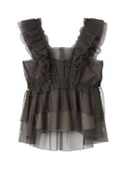 【スナイデル/SNIDEL】のSustainableチュールペプラムブラウス CGRY[007]|ID:prp329100004989501