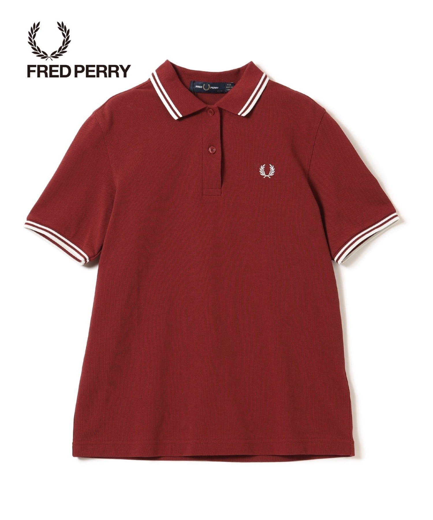 【ビームス ウイメン/BEAMS】の【別注】FRED PERRY / Twin Tipped ポロシャツ G3600 インテリア・キッズ・メンズ・レディースファッション・服の通販 founy(ファウニー) 　ファッション　Fashion　レディースファッション　Fashion for Women　トップス・カットソー　Cut & Sew Tops　シャツ・ブラウス・オフィスカジュアル　Elegant Blouses & Button-Ups　ポロシャツ・きれいめカジュアル　Smart-Casual Polo Tops　インナー　Innerwear　クラシック　Classic, Timeless Style　コンパクト　Compact, Small Size　吸水　Absorbent, Quick-Dry　鹿の子　Piqué, Kanoko Fabric　シルバー　Silver, Metallic Silver　スマート　Smart, Elegant　スリム　Slim, Slim Fit　バランス　Balance, Style Balance　フィット　Fit, Slim Fit　ベスト　Vest, Waistcoat　ポロシャツ　Polo Shirt, Collared Tee　別注　Limited Edition, Custom Order　ミックス　Mix, Mixed Style　モダン　Modern, Contemporary　ロンドン　London Style, British Inspired　おすすめ　Recommended / Our Picks　エレガント 上品　Elegant　BURNT_RED|ID: prp329100004989503 ipo3291000000037373790