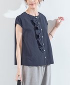 【シップス/SHIPS】のSHIPS Colors 洗濯機可能 サッカー フロントフリル ブラウス 大人の最旬トレンドファッション＆コーディネート founy(ファウニー) ファッション Fashion レディースファッション Fashion for Women トップス・カットソー Cut & Sew Tops シャツ・ブラウス・オフィスカジュアル Elegant Blouses & Button-Ups イエロー Yellow カーディガン Cardigan, Knitwear サッカー Seersucker, Summer Fabric ジャケット Jacket, Outerwear ダウン Down, Puffer デニム Denim, Jeans Material バランス Balance, Style Balance フリル Frill, Ruffle フロント Front, Front Design ボックス Boxy, Box Shape ボトム Bottoms, Lower Wear メンズ Men's, Menswear アウトレット Outlet / Clearance おすすめ Recommended / Our Picks ビジネス 仕事 通勤 Business / Work / Commuting 2026年 2026 2026春夏・S/S Spring/Summer 2026 SS26 thumbnail ネイビー|ID: prp329100004989526 ipo3291000000037373935
