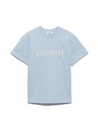【エミ/emmi】の【ONLINE限定カラーあり】eco emmiロゴTシャツ/UVカット 大人の最旬トレンドファッション＆コーディネート founy(ファウニー) ファッション Fashion レディースファッション Fashion for Women トップス・カットソー Cut & Sew Tops シャツ・ブラウス・オフィスカジュアル Elegant Blouses & Button-Ups ロングTシャツ・Tシャツ Longline T-Shirts & Tees アウトドア Outdoor Clothing スマート Smart, Elegant ベーシック Basic, Essential ワーク Workwear, Utility Style 吸水 Absorbent, Quick-Dry thumbnail LBLU[081]|ID: prp329100004989528 ipo3291000000037373959