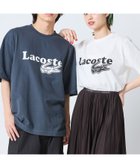 【ラコステ/LACOSTE】の【オンライン限定】鹿の子地リラックスフィットTシャツ 大人の最旬トレンドファッション＆コーディネート founy(ファウニー) ファッション Fashion レディースファッション Fashion for Women トップス・カットソー Cut & Sew Tops シャツ・ブラウス・オフィスカジュアル Elegant Blouses & Button-Ups ロングTシャツ・Tシャツ Longline T-Shirts & Tees クラシック Classic, Timeless Style 鹿の子 Piqué, Kanoko Fabric スマート Smart, Elegant フィット Fit, Slim Fit フロント Front, Front Design プリント Print, Printed Pattern 半袖 Short Sleeve, Half Sleeve ミックス Mix, Mixed Style リラックス Relax, Relaxed Fit おすすめ Recommended / Our Picks 夏 Summer thumbnail ダークアッシュ|ID: prp329100004989569 ipo3291000000037374395