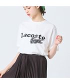 【ラコステ/LACOSTE】の【オンライン限定】鹿の子地リラックスフィットTシャツ 大人の最旬トレンドファッション＆コーディネート founy(ファウニー) ファッション Fashion レディースファッション Fashion for Women トップス・カットソー Cut & Sew Tops シャツ・ブラウス・オフィスカジュアル Elegant Blouses & Button-Ups ロングTシャツ・Tシャツ Longline T-Shirts & Tees クラシック Classic, Timeless Style 鹿の子 Piqué, Kanoko Fabric スマート Smart, Elegant フィット Fit, Slim Fit フロント Front, Front Design プリント Print, Printed Pattern 半袖 Short Sleeve, Half Sleeve ミックス Mix, Mixed Style リラックス Relax, Relaxed Fit おすすめ Recommended / Our Picks 夏 Summer thumbnail オフホワイト|ID: prp329100004989569 ipo3291000000037374398