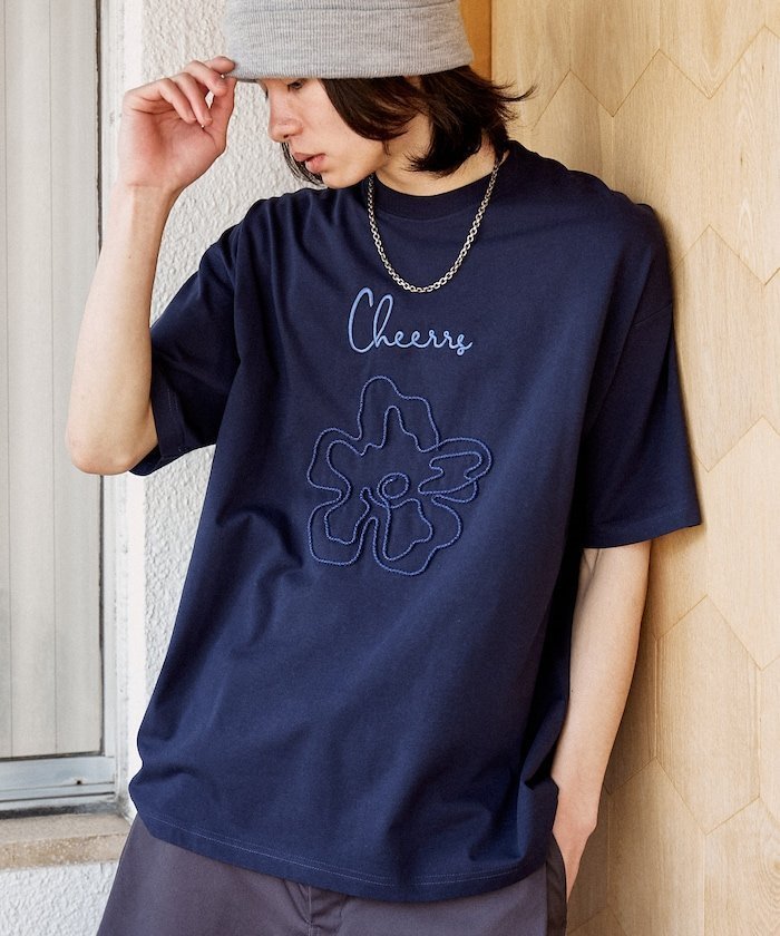 【フリークスストア/FREAK'S STORE】の機能性素材 LOVE POP STUDIO コード フラワー Tシャツ 限定展開 インテリア・キッズ・メンズ・レディースファッション・服の通販 founy(ファウニー) 　ファッション　Fashion　レディースファッション　Fashion for Women　トップス・カットソー　Cut & Sew Tops　シャツ・ブラウス・オフィスカジュアル　Elegant Blouses & Button-Ups　ロングTシャツ・Tシャツ　Longline T-Shirts & Tees　吸水　Absorbent, Quick-Dry　シンプル　Simple, Minimal　スポーツ　Sports, Activewear　スラックス　Slacks, Dress Pants　デニム　Denim, Jeans Material　フラワー　Flower, Floral　モチーフ　Motif, Design Theme　ユニセックス　Unisex, Genderless　リラックス　Relax, Relaxed Fit　ワンポイント　One Point, Statement Accent　S/S・春夏　SS, Spring/Summer, Warm Season　夏　Summer　エレガント 上品　Elegant　2026年　2026　2026春夏・S/S　Spring/Summer 2026 SS26　ネイビー|ID: prp329100004989580 ipo3291000000037374496