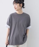 【コーエン/COEN】の袖裏配色 ロゴ刺繍Tシャツ 大人の最旬トレンドファッション＆コーディネート founy(ファウニー) ファッション Fashion レディースファッション Fashion for Women トップス・カットソー Cut & Sew Tops シャツ・ブラウス・オフィスカジュアル Elegant Blouses & Button-Ups ロングTシャツ・Tシャツ Longline T-Shirts & Tees インナー Innerwear 厚底 Platform Shoes シンプル Simple, Minimal スニーカー Sneakers, Trainers デニム Denim, Jeans Material トレンド Trend, Trending Now バランス Balance, Style Balance ビスチェ Bustier, Corset Top フロント Front, Front Design ボトム Bottoms, Lower Wear おすすめ Recommended / Our Picks 夏 Summer 2026年 2026 2026春夏・S/S Spring/Summer 2026 SS26 thumbnail DK.GRAY|ID: prp329100004989592 ipo3291000000037374596