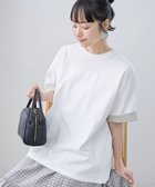 【コーエン/COEN】の袖裏配色 ロゴ刺繍Tシャツ 大人の最旬トレンドファッション＆コーディネート founy(ファウニー) ファッション Fashion レディースファッション Fashion for Women トップス・カットソー Cut & Sew Tops シャツ・ブラウス・オフィスカジュアル Elegant Blouses & Button-Ups ロングTシャツ・Tシャツ Longline T-Shirts & Tees インナー Innerwear 厚底 Platform Shoes シンプル Simple, Minimal スニーカー Sneakers, Trainers デニム Denim, Jeans Material トレンド Trend, Trending Now バランス Balance, Style Balance ビスチェ Bustier, Corset Top フロント Front, Front Design ボトム Bottoms, Lower Wear おすすめ Recommended / Our Picks 夏 Summer 2026年 2026 2026春夏・S/S Spring/Summer 2026 SS26 thumbnail OFF WHITE|ID: prp329100004989592 ipo3291000000037374597