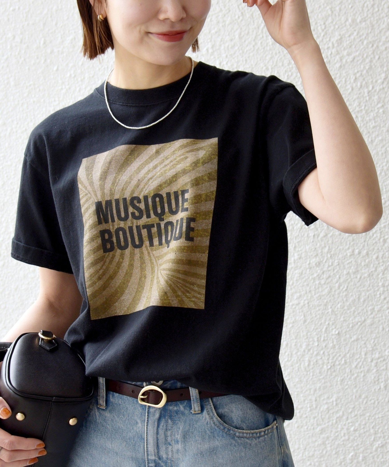 【シップス/SHIPS】のTRICOMER 洗濯機可能 フレンチ ロゴ プリント TEE インテリア・キッズ・メンズ・レディースファッション・服の通販 founy(ファウニー) 　ファッション　Fashion　レディースファッション　Fashion for Women　オレンジ　Orange　ヴィンテージ　Vintage Style　グラフィック　Graphic, Graphic Design　雑誌　Magazine, Fashion Magazine　フレンチ　French, French Style　プリント　Print, Printed Pattern　旅行　Travel　エレガント 上品　Elegant　2026年　2026　2026春夏・S/S　Spring/Summer 2026 SS26　ブラック|ID: prp329100004989595 ipo3291000000037374610