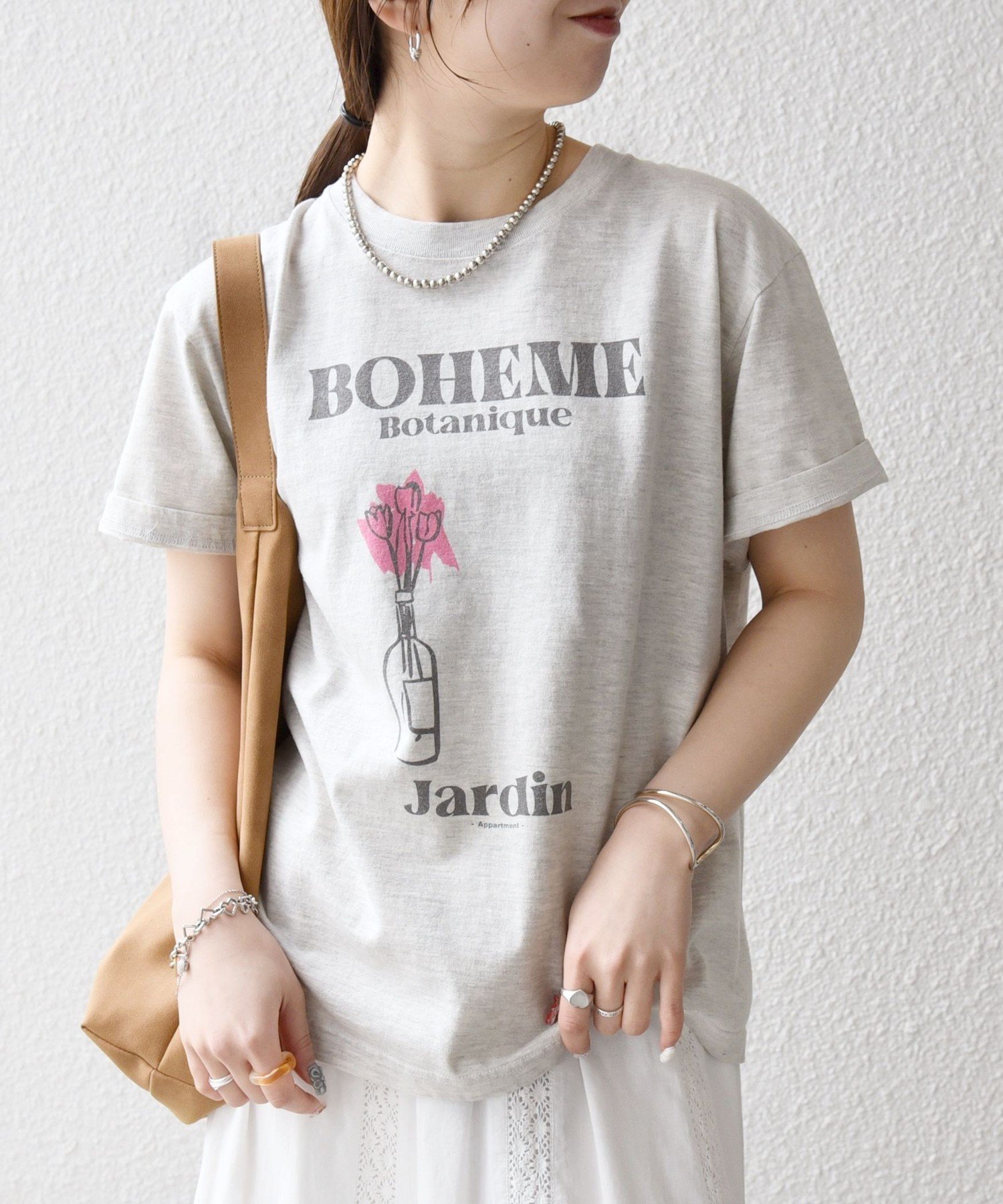 【シップス/SHIPS】のTRICOMER 洗濯機可能 フレンチ ロゴ プリント TEE インテリア・キッズ・メンズ・レディースファッション・服の通販 founy(ファウニー) 　ファッション　Fashion　レディースファッション　Fashion for Women　オレンジ　Orange　ヴィンテージ　Vintage Style　グラフィック　Graphic, Graphic Design　雑誌　Magazine, Fashion Magazine　フレンチ　French, French Style　プリント　Print, Printed Pattern　旅行　Travel　エレガント 上品　Elegant　2026年　2026　2026春夏・S/S　Spring/Summer 2026 SS26　ライトグレー|ID: prp329100004989595 ipo3291000000037374612