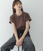 【サニーレーベル/Sonny Label / URBAN RESEARCH】のUVカットクールタッチフレンチTシャツ ブラウン|ID:prp329100004989598