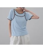 【ローリーズファーム/LOWRYS FARM】のハイショク2PプルオーバーSS 大人の最旬トレンドファッション＆コーディネート founy(ファウニー) ファッション Fashion レディースファッション Fashion for Women トップス・カットソー Cut & Sew Tops カジュアルプルオーバー・ニットトップス Pullovers & Knit Tops / Casual Pullovers キャミ Camisole, Cami Top コンパクト Compact, Small Size シンプル Simple, Minimal テレコ Ribbed, Rib Stitch バランス Balance, Style Balance パイピング Piping, Trim Design ボトム Bottoms, Lower Wear thumbnail ブルー82|ID: prp329100004989605 ipo3291000000037374677