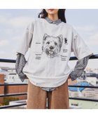 【ニコアンド/niko and】のドローイングBIGDOG Tシャツ 大人の最旬トレンドファッション＆コーディネート founy(ファウニー) ファッション Fashion レディースファッション Fashion for Women トップス・カットソー Cut & Sew Tops シャツ・ブラウス・オフィスカジュアル Elegant Blouses & Button-Ups ロングTシャツ・Tシャツ Longline T-Shirts & Tees おすすめ Recommended / Our Picks デニム Denim, Jeans Material プリント Print, Printed Pattern ベーシック Basic, Essential 半袖 Short Sleeve, Half Sleeve 犬 Dog 長袖 Long Sleeve, Full Sleeve thumbnail オフ|ID: prp329100004989615 ipo3291000000037374742