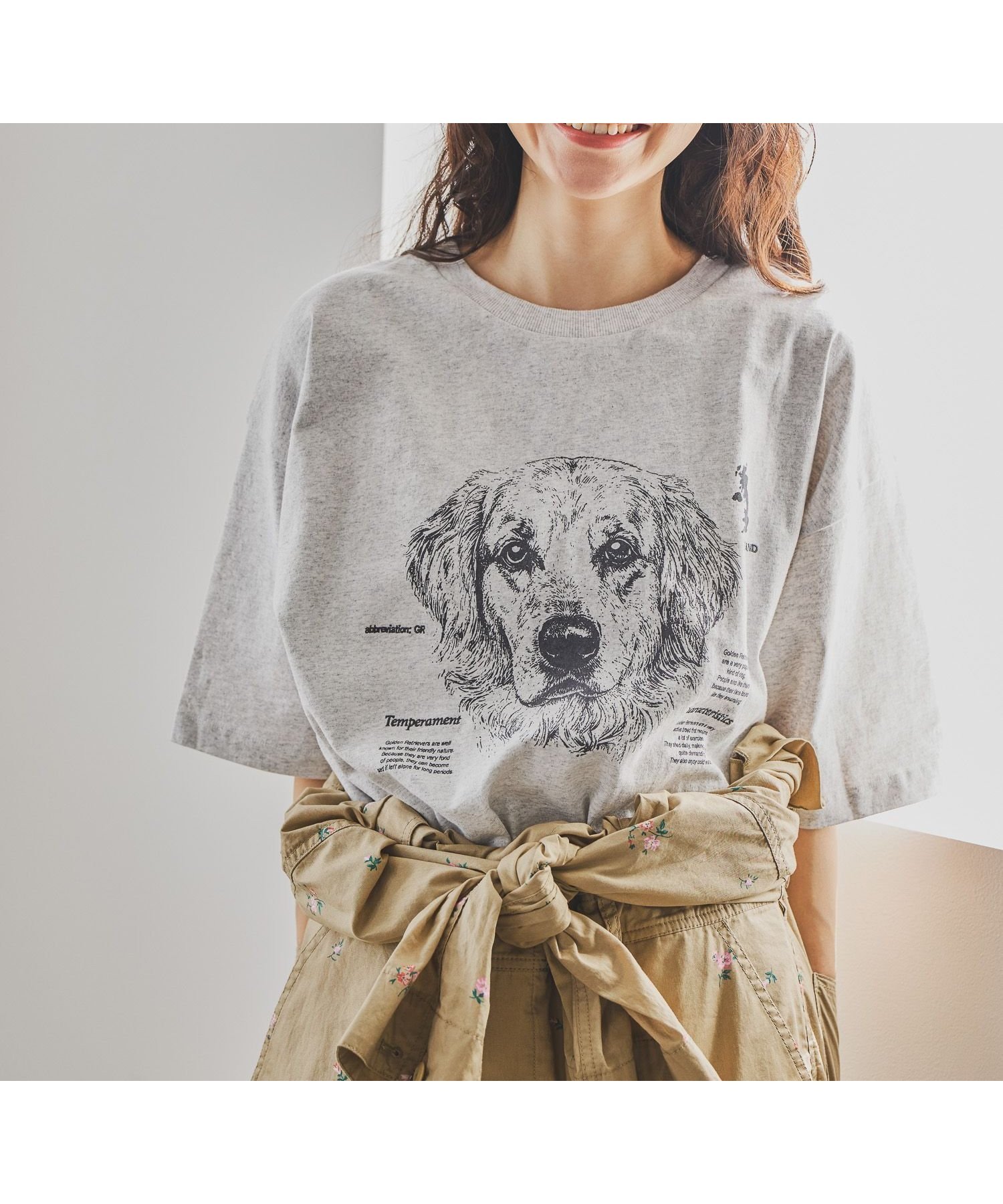 【ニコアンド/niko and】のドローイングBIGDOG Tシャツ インテリア・キッズ・メンズ・レディースファッション・服の通販 founy(ファウニー) 　ファッション　Fashion　レディースファッション　Fashion for Women　トップス・カットソー　Cut & Sew Tops　シャツ・ブラウス・オフィスカジュアル　Elegant Blouses & Button-Ups　ロングTシャツ・Tシャツ　Longline T-Shirts & Tees　おすすめ　Recommended / Our Picks　デニム　Denim, Jeans Material　プリント　Print, Printed Pattern　ベーシック　Basic, Essential　半袖　Short Sleeve, Half Sleeve　犬　Dog　長袖　Long Sleeve, Full Sleeve　グレー|ID: prp329100004989615 ipo3291000000037374743