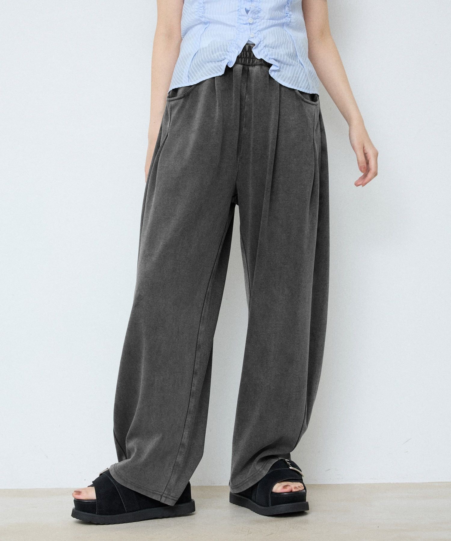 【ジーナシス/JEANASiS】の【接触冷感】5ポケットスウェットコクーンパンツ インテリア・キッズ・メンズ・レディースファッション・服の通販 founy(ファウニー) 　ファッション　Fashion　レディースファッション　Fashion for Women　パンツ　Pants & Trousers　サマー　Summer, Summer Style　ジャケット　Jacket, Outerwear　スウェット / スエット　Sweatshirt, Sweatwear　デニム　Denim, Jeans Material　定番　Standard, Basic Item　フラット　Flat, Flat Shoes　リラックス　Relax, Relaxed Fit　おすすめ　Recommended / Our Picks　夏　Summer　グレー系その他|ID: prp329100004989616 ipo3291000000037374764