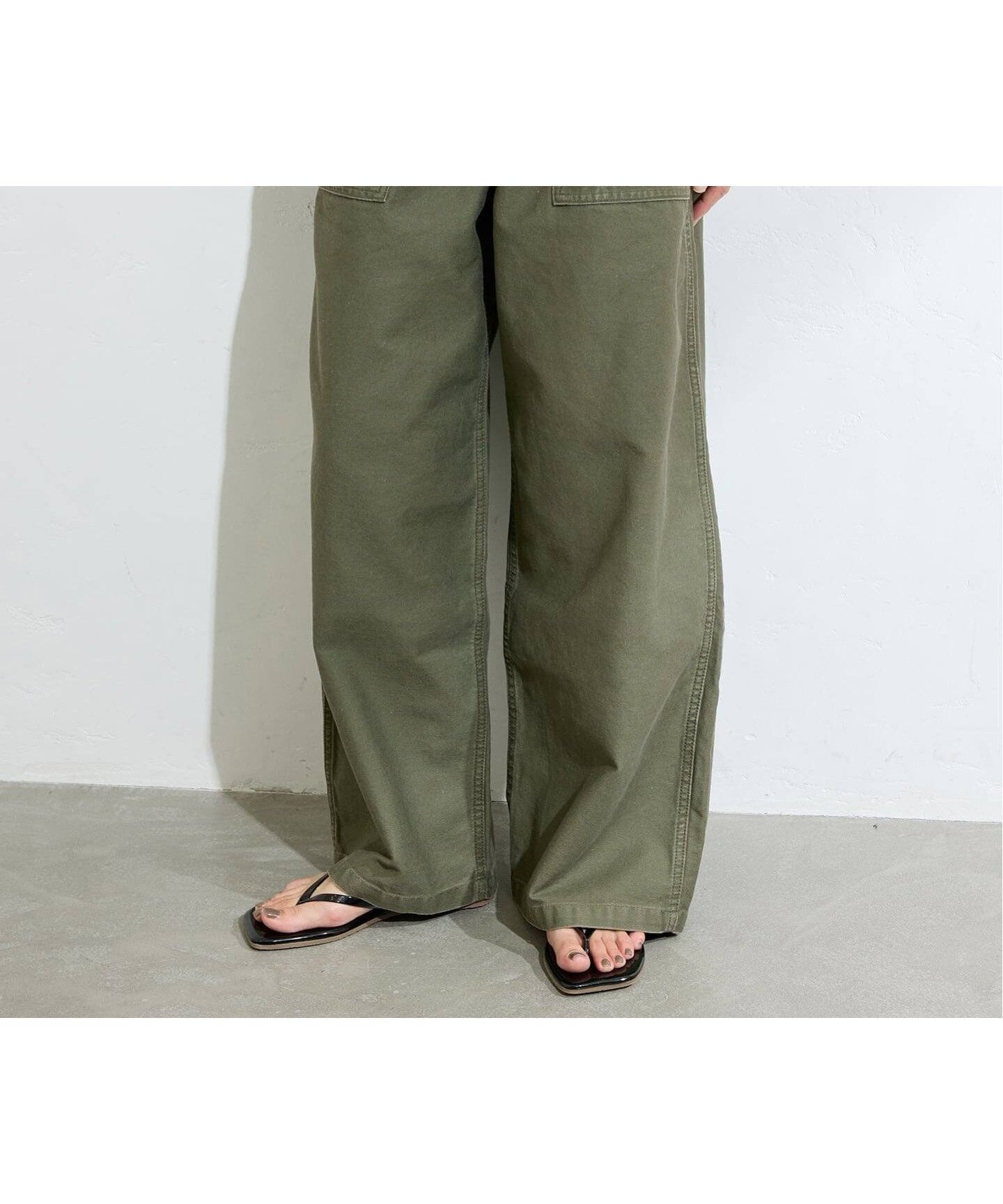 【ジャーナルスタンダード/JOURNAL STANDARD】の《WEB限定追加3》EASY Utility パンツ インテリア・キッズ・メンズ・レディースファッション・服の通販 founy(ファウニー) 　ファッション　Fashion　レディースファッション　Fashion for Women　パンツ　Pants & Trousers　サテン　Satin, Glossy Fabric　ストレート　Straight, Straight Cut　トレンド　Trend, Trending Now　ワイド　Wide, Wide Fit　定番　Standard, Basic Item　春　Spring　カーキ|ID: prp329100004989618 ipo3291000000037374785