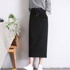 【ミニミニストア/miniministore】のスリット入り ロングスカート 大人の最旬トレンドファッション＆コーディネート founy(ファウニー) ファッション Fashion レディースファッション Fashion for Women スカート Skirts ロングスカート Long Skirts / Maxi & Midi Skirts シンプル Simple, Minimal ストレッチ Stretch, Stretchy Fabric スリット Slit, Slit Detail スリム Slim, Slim Fit タイトスカート Pencil Skirt, Tight Skirt ポケット Pocket, Pocket Detail ロング Long, Long-Length 無地 Plain, Solid Color thumbnail ブラック|ID: prp329100004989633 ipo3291000000037374868