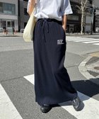 【アンドミー/andme】のセルフカット リブ ANME エンブロイダリー ロゴ タイトスカート ANME アンメ 大人の最旬トレンドファッション＆コーディネート founy(ファウニー) ファッション Fashion レディースファッション Fashion for Women スカート Skirts エンブロイダリー Embroidery Design タイトスカート Pencil Skirt, Tight Skirt フィット Fit, Slim Fit ポケット Pocket, Pocket Detail 別注 Limited Edition, Custom Order 楽ちん Easy Fit, Comfortable thumbnail ダークネイビー|ID: prp329100004989647 ipo3291000000037374950