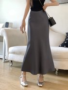 【ドゥーベル/Doux Belle】のマーメイドロングスカート 大人の最旬トレンドファッション＆コーディネート founy(ファウニー) ファッション Fashion レディースファッション Fashion for Women スカート Skirts ロングスカート Long Skirts / Maxi & Midi Skirts イエロー Yellow 夏 Summer 春 Spring thumbnail グレー|ID: prp329100004989648 ipo3291000000037374956
