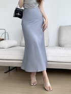 【ドゥーベル/Doux Belle】のマーメイドロングスカート 大人の最旬トレンドファッション＆コーディネート founy(ファウニー) ファッション Fashion レディースファッション Fashion for Women スカート Skirts ロングスカート Long Skirts / Maxi & Midi Skirts イエロー Yellow 夏 Summer 春 Spring thumbnail サックス|ID: prp329100004989648 ipo3291000000037374959