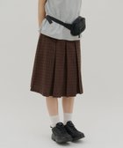 【ディスコート/Discoat】の【umm./WEB限定】チェックプリーツスカート 大人の最旬トレンドファッション＆コーディネート founy(ファウニー) ファッション Fashion レディースファッション Fashion for Women スカート Skirts プリーツスカート / 上品フェミニンスタイル Pleated Skirts 2026年 2026 2026春夏・S/S Spring/Summer 2026 SS26 thumbnail ブラウン|ID: prp329100004989660 ipo3291000000037375002