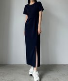【ジュノア/JUNOAH】のLouere ストレッチカットマーメイドワンピース 大人の最旬トレンドファッション＆コーディネート founy(ファウニー) ファッション Fashion レディースファッション Fashion for Women ワンピース Dresses thumbnail Bネイビー|ID: prp329100004989672 ipo3291000000037375074