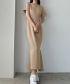 【ジュノア/JUNOAH】のLouere ストレッチカットマーメイドワンピース 大人の最旬トレンドファッション＆コーディネート founy(ファウニー) ファッション Fashion レディースファッション Fashion for Women ワンピース Dresses thumbnail ベージュ|ID: prp329100004989672 ipo3291000000037375075