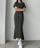 【ジュノア/JUNOAH】のLouere ストレッチカットマーメイドワンピース 大人の最旬トレンドファッション＆コーディネート founy(ファウニー) ファッション Fashion レディースファッション Fashion for Women ワンピース Dresses thumbnail チャコール|ID: prp329100004989672 ipo3291000000037375077