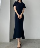 【ジュノア/JUNOAH】のLouere ストレッチカットマーメイドワンピース 大人の最旬トレンドファッション＆コーディネート founy(ファウニー) ファッション Fashion レディースファッション Fashion for Women ワンピース Dresses thumbnail ネイビー|ID: prp329100004989672 ipo3291000000037375079