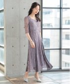 【ハレモード/haremode】の【haremode ハレモード公式】プリーツ切替え総レースドレス チャコール|ID: prp329100004989677 ipo3291000000037375118