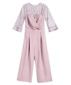 【ドレス/DRESS+】のレースブラウス ジャンプスーツ セットアップ パンツドレス パーティードレス ピンク|ID: prp329100004989678 ipo3291000000037375124