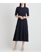 【セルフォード/CELFORD】の【洗える】ディフォメーションワンピース 大人の最旬トレンドファッション＆コーディネート founy(ファウニー) ファッション Fashion レディースファッション Fashion for Women ワンピース Dresses おすすめ Recommended / Our Picks アイレット Eyelet Lace ストレート Straight, Straight Cut スマート Smart, Elegant セットアップ Set-Up, Coordinated Outfit フィット Fit, Slim Fit フレア Flare, Flared ワイドリブ Wide Rib, Wide Ribbed Knit 人気 Popular, Best Seller 定番 Standard, Basic Item 洗える Machine Washable 透かし Cut-Out, Lacework thumbnail NVY[089]|ID: prp329100004989684 ipo3291000000037375163