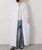 【ジャーナルスタンダード ラックス/journal standard luxe】のソフトリネン シャツワンピース ホワイト|ID:prp329100004989701