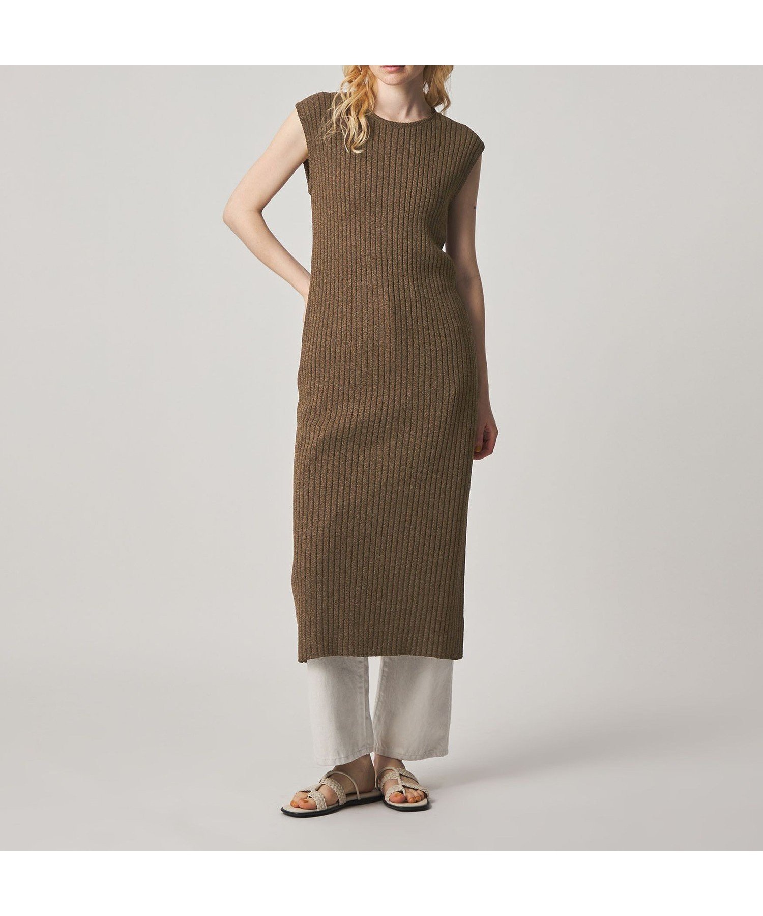 【ビューティ&ユース ユナイテッドアローズ/BEAUTY&YOUTH / UNITED ARROWS】のSteven Alan リブ ノースリーブ ワンピース 大人の最旬トレンドファッション＆コーディネート founy(ファウニー) 　ファッション　Fashion　レディースファッション　Fashion for Women　ワンピース　Dresses　アメリカン　American Style　春　Spring　カーディガン　Cardigan, Knitwear　シンプル　Simple, Minimal　ジャケット　Jacket, Outerwear　トレンド　Trend, Trending Now　ニューヨーク　New York, NYC Style　ノースリーブ　Sleeveless, No-Sleeve　ペンシル　Pencil, Pencil Skirt　ペーパー　Paper, Kraft Paper　リラックス　Relax, Relaxed Fit　S/S・春夏　SS, Spring/Summer, Warm Season　おすすめ　Recommended / Our Picks　夏　Summer　 other-1|ID: prp329100004989703 ipo3291000000037375242