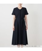 【レリアン/LEILIAN】のVネックフレアワンピース 大人の最旬トレンドファッション＆コーディネート founy(ファウニー) ファッション Fashion レディースファッション Fashion for Women ワンピース Dresses ウォッシャブル Machine Washable シンプル Simple, Minimal スリット Slit, Slit Detail フリンジ Fringe, Tassel フロント Front, Front Design ヘムライン Hemline, Bottom Cut ポケット Pocket, Pocket Detail 夏 Summer thumbnail ネイビー|ID: prp329100004989705 ipo3291000000037375254