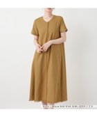【レリアン/LEILIAN】のVネックフレアワンピース 大人の最旬トレンドファッション＆コーディネート founy(ファウニー) ファッション Fashion レディースファッション Fashion for Women ワンピース Dresses ウォッシャブル Machine Washable シンプル Simple, Minimal スリット Slit, Slit Detail フリンジ Fringe, Tassel フロント Front, Front Design ヘムライン Hemline, Bottom Cut ポケット Pocket, Pocket Detail 夏 Summer thumbnail マスタード|ID: prp329100004989705 ipo3291000000037375256