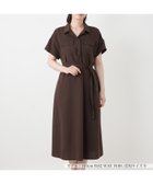 【レリアン/LEILIAN】のサファリシャツワンピース 大人の最旬トレンドファッション＆コーディネート founy(ファウニー) ファッション Fashion レディースファッション Fashion for Women ワンピース Dresses シャツワンピース / 1枚で着映えコーデ Shirt Dresses アンダー Underwear Essentials ウォッシャブル Machine Washable フラップ Flap, Flap Pocket フレア Flare, Flared ポケット Pocket, Pocket Detail 半袖 Short Sleeve, Half Sleeve 夏 Summer thumbnail ブラウン系|ID: prp329100004989706 ipo3291000000037375261